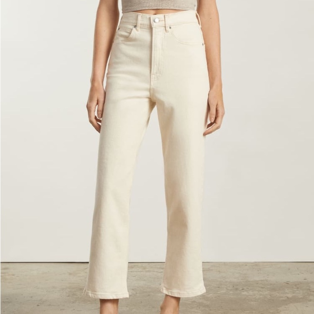 Everlane The Way High Jean - Ecru